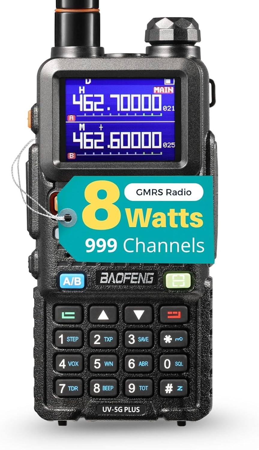 Baofeng UV-5G Plus GMRS Handheld Radio