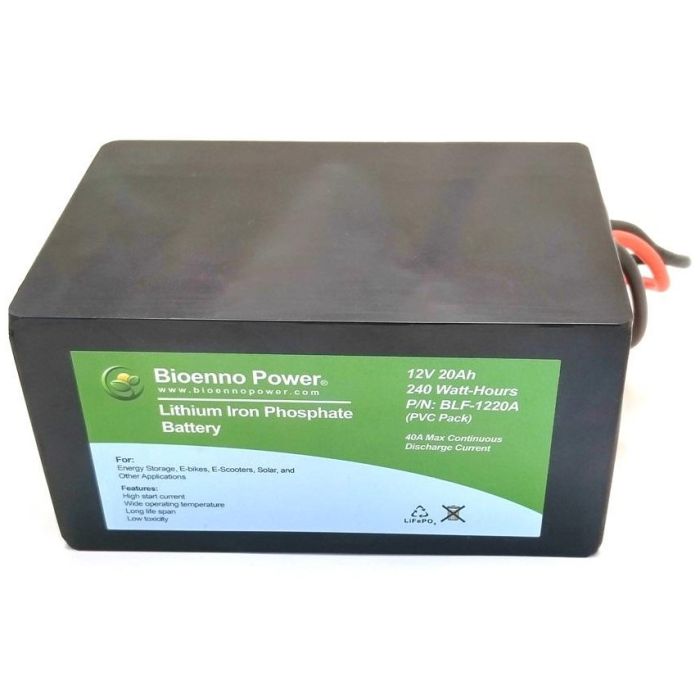 Bioenno BLF-1220A 12V 20Ah LiFePO4 Battery